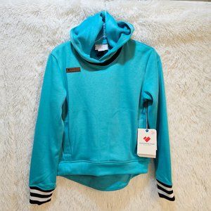 Obermeyer Girls' Beck Fleece Hoodie - Medium - Off Tropic